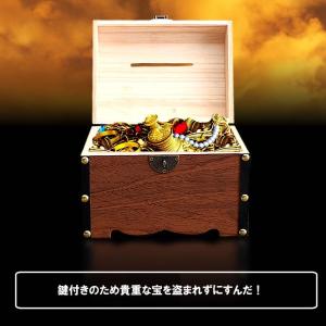 宝箱 鍵付き アンティーク調 収納ケース トレ...の詳細画像3