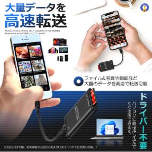 USB Type C カードリーダー 3in1...の詳細画像3