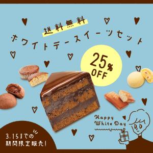 ホワイトデー お返し  お菓子 ケーキ ホワイトデー2023 25%OFF 全国送料無料  スイーツセット 個包装 小分け 職場 チョコ 果子乃季 菓子乃季 かしのき 福袋