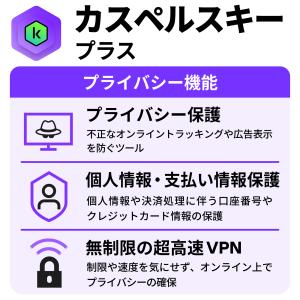 セキュリティソフト カスペルスキー プラス 3...の詳細画像3