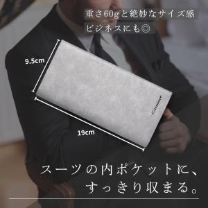 カード入れ 長財布 メンズ 薄い おしゃれ ス...の詳細画像3