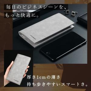 カード入れ 長財布 メンズ 薄い おしゃれ ス...の詳細画像4