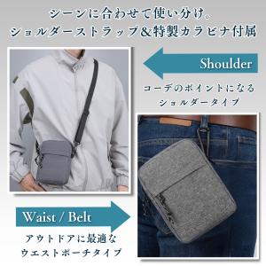 ボディバッグ メンズ ショルダー スマホポーチ...の詳細画像2
