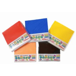 【エヒメ紙工】　単色　おりがみ　　7.5cm×7.5cm　100枚入【一般色】