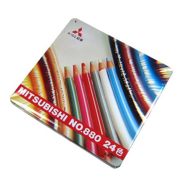 三菱鉛筆　色鉛筆　24色セット