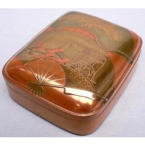 茶道具 黒柿　楽香合 茶道具 黒柿割香合 秋草蒔絵 : 茶道具春日園ヤフー店 - 通販 - Yahoo