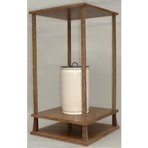 茶道具 お棚 御幸棚 淡々斎好写し 小林幸斎作 保護シート付 淡々斎好写