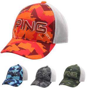 PING ピンゴルフ 帽子 HW-A2305 アリゾナカモフラージュキャップ  ポイント10倍