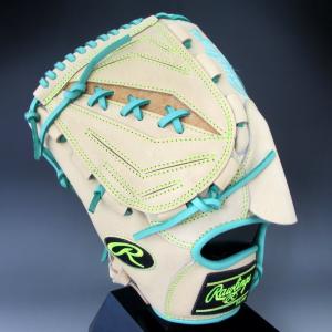 ローリングス 軟式 グラブ 投手用 左投げ HOH PRO EXCEL CAMEL PALETTE GR1FHECA15Wキャメル ミント