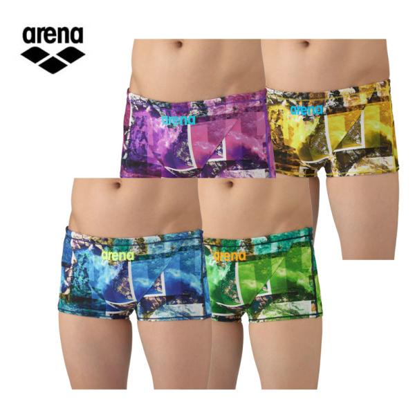 アリーナ メンズ トレーニング水着 トレーニングスパッツ（ショートレッグ） AS5FWM06M 男性...