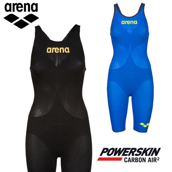 アリーナ  ハーフスパッツオープンバック  レディース競泳水着 POWERSKINCARBON-AI...
