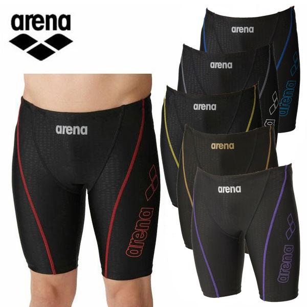 アリーナ メンズトフィットネス水着 フィットネススパッツ（ハーフレッグ） アクアエクサカット