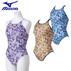 MIZUNO ミズノスイム レディース トレーニング水着 ミディアムカット N2MAA275 女性用 長持ち 練習用｜kasukawa