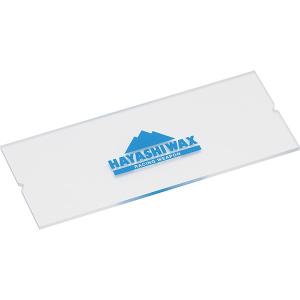 ハヤシワックス スクレーパー 3mm(透明) HAYASHIWAX スキー｜kasukawa