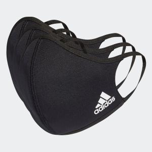 アディダス adidas マスク フェイスカバー 3枚組（M/L) ブラック Face Covers KOH81 H08837｜kasukawa