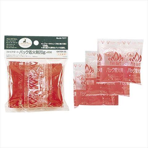 ＣＡＰＴＡＩＮ　ＳＴＡＧ（キャプテンスタッグ） ファイアダートパック着火剤２０ｇ　４個組