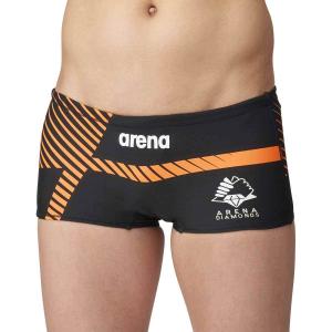 アリーナ 男性用 練習水着 ショートボックス FSA2612-BKOR-M