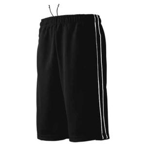 ウンドウ wundou P-2080 パイピングハーフパンツ オールスポーツ ハーフパンツ ブラック