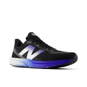 ニューバランス メンズ ランニングシューズ スニーカー 足幅:D ブラック×ブルー MFLSHBB7