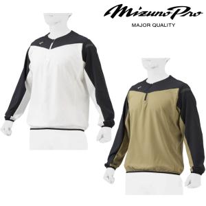 限定 ミズノプロ ハーフZIPジャケット・半袖 (12JE7J81)【ミズノ