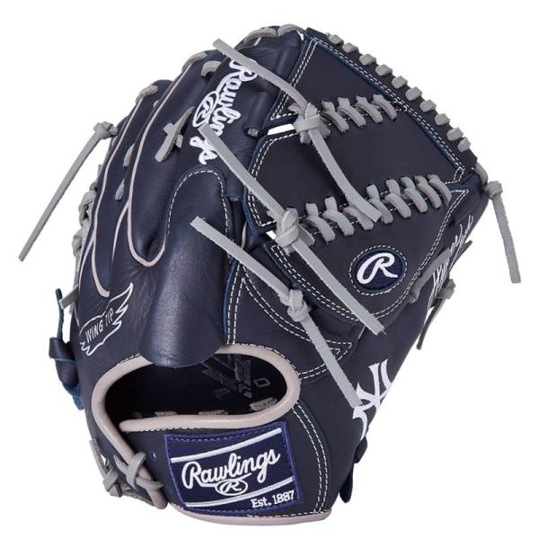 ローリングス 一般 軟式 ピッチャー 投手用 HYPER TECH MLB TEAM ヤンキース G...