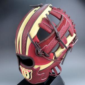 ウィルソン スタッフ 軟式グラブ カスタムオーダー 内野手用 右投げ WILSON D5 ブリック/ブロンド