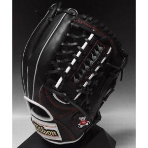 2012年モデル ウィルソン Wilson Bear ソフトボールオールラウンド用 WTASBGLBL67BK ブラック 右投げ｜kasukawa