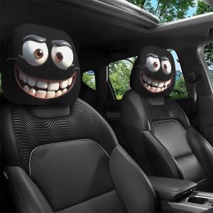 車用ヘッドレストカバー 面白い 車用ヘッドカバ...の詳細画像2