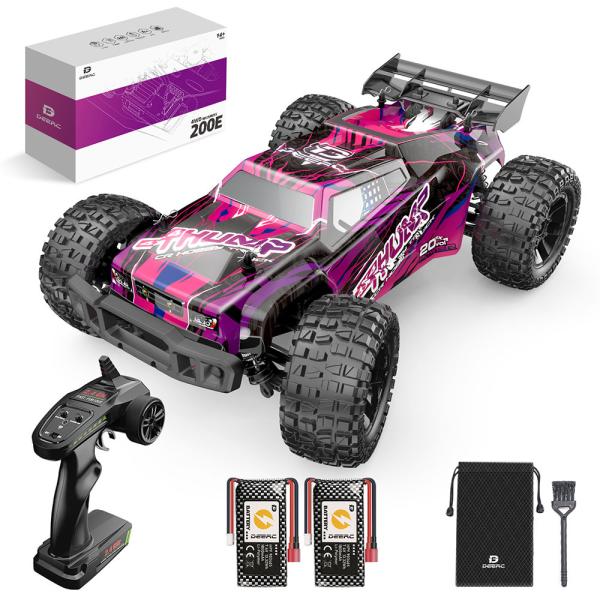 DEERC ラジコンカー 速い オフロード 高速 大人 子供 4WD 1/10 45km/h ブラシ...