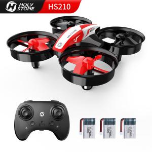 Holy Stone ドローン 子供向け 室内 小型 免許不要 初心者 簡単 超安定 高度維持 小学生 こどもの日 誕生日 ギフトプレゼント 国内認証済み HS210 レッド