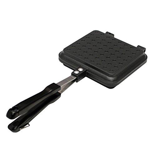 谷口金属 こびりつきにくく洗いやすい ホットサンドメーカー 15.2×35.5×3.6cm IH ガ...