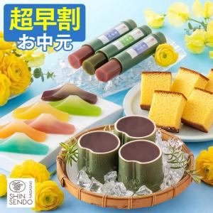 お中元 2026 和菓子 スイーツ お菓子 ギフト ( 早割 食べ物 お土産 羊羹 おしゃれ 食品 挨拶 詰め合わせ 会社 職場 ギフトセット お土産 ) ようかん セット SGVH｜カステラ専門店・長崎心泉堂