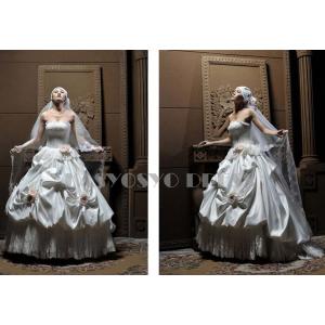 スーパーロングトレーンウエディングドレス YM689 : KASYOSYOドレス