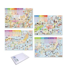 「学べる日本史 ワイドサイズお風呂用 」４枚セット