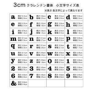木製アルファベット 切り文字 3cm 小文字 ...の詳細画像5