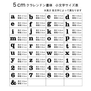 木製アルファベット 切り文字 5cm 小文字 ...の詳細画像5