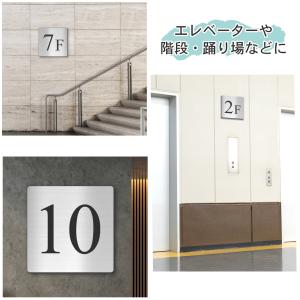 階数表示板 階数表示プレート 階段 踊り場 1...の詳細画像1