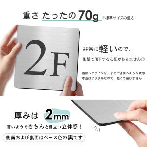 階数表示板 階数表示プレート 階段 踊り場 1...の詳細画像2