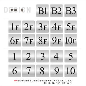 階数表示板 階数表示プレート 階段 踊り場 1...の詳細画像5
