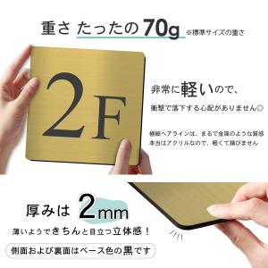 階数表示板 階数表示プレート 階段 踊り場 1...の詳細画像2