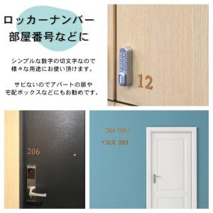 切文字 数字 銅板風 ブロンズ 番号 ナンバー...の詳細画像1