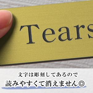 (刻印無料) 写真プレート M 真鍮風 ゴール...の詳細画像2