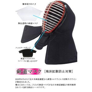 全剣連推奨商品 / 剣道マスク[フィルタースポ...の詳細画像2