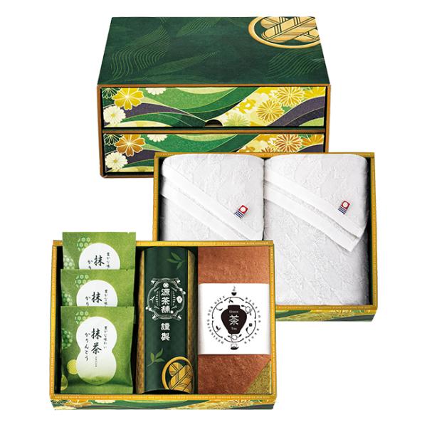 香典返し　食品｜源茶舗select　宝乃菓　茶露の極み二段箱　C　No.80｜特選ギフト｜香典のお返...