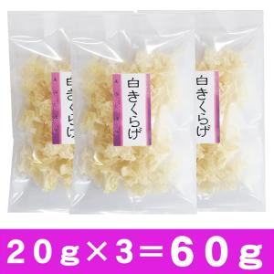 白きくらげ 20g×3袋 60g 送料無料 白...の詳細画像2