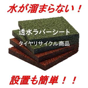 ゴムチップマット【レッド・グリーン】