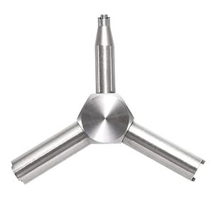 ［Tvil bid virk］ バルブレンチ （ブラックorシルバー/ステンレス製）