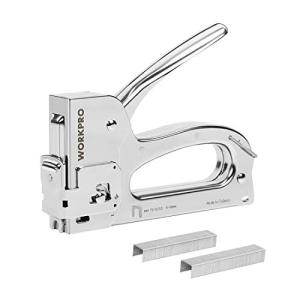 ガンタッカー ステープルガン WORKPRO ケーブルタッカー ハンドタッカー