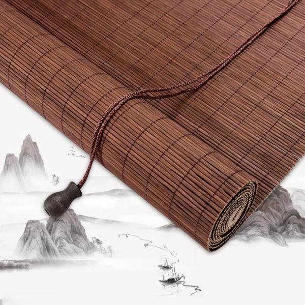 すだれ 屋外 室内 【カスタムサイズ】 竹すだれ 巻き上げ 日除け 窓 屋内 簾 すだれカーテン よ...