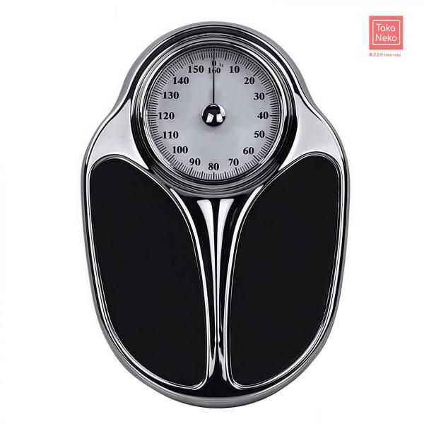 アナログ 体重計 体重計 正確 ヘルスメーター 滑り止め 頑丈なベース 壊れにくい 大きな文字盤 バ...